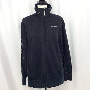 Ski-Doo BRP Sweatshirt Womens Size XL Black Full Zip Mock Neck